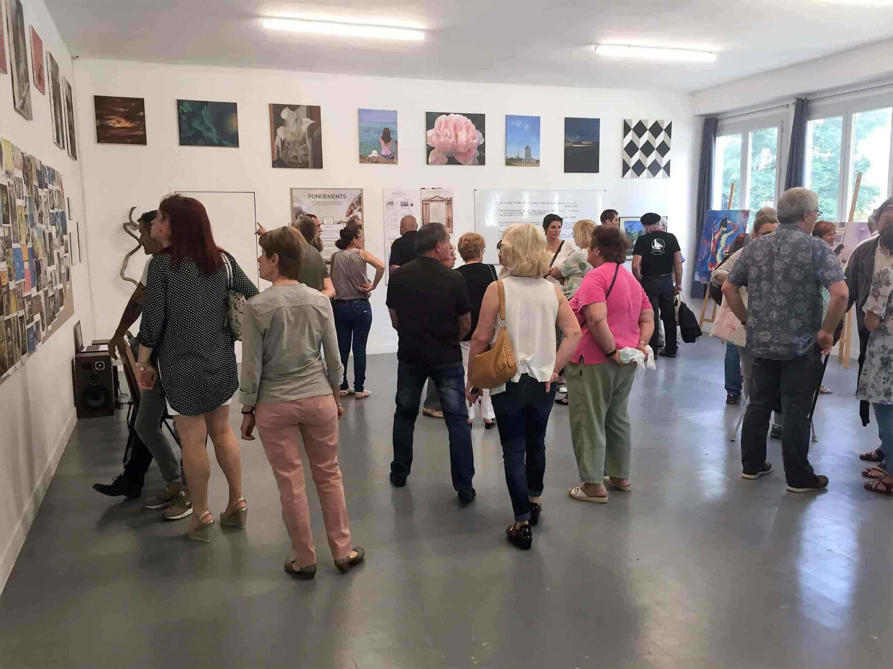 exposition vernissage bollene adp nuances chromatiques cours peinture artistes art culture