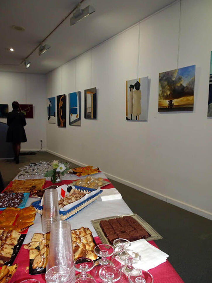 exposition espace Ripert bollene adp nuances chromatiques cours peinture dessin artistes ateliers art